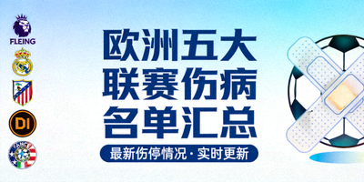 欧洲五大联赛伤病名单汇总文章封面图